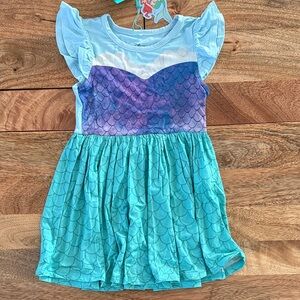 Posh Peanut Disney Ariel Mermaid Twirl Dress Size 3 4 NWT